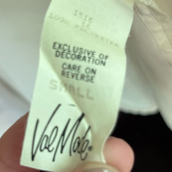 VINTAGE VAL MODE 90s Satin Lace Trim Kimono Layer Fairy Coquette Bridal Size S - Picture 16 of 16